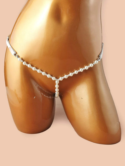 Pearl Bikini Thongs