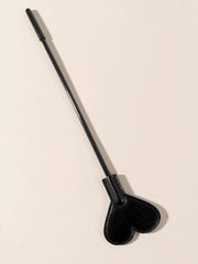 Heart shaped Black Leather slapper